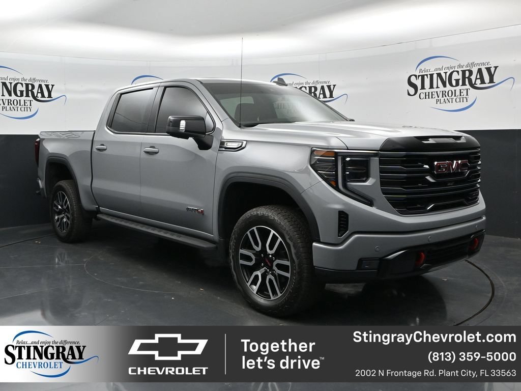 Used 2025 Thunderstorm Gray GMC AT4 image 1