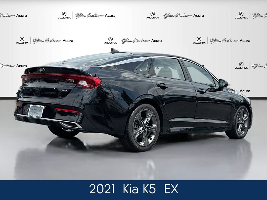 Used 2021 Black Kia EX image 7