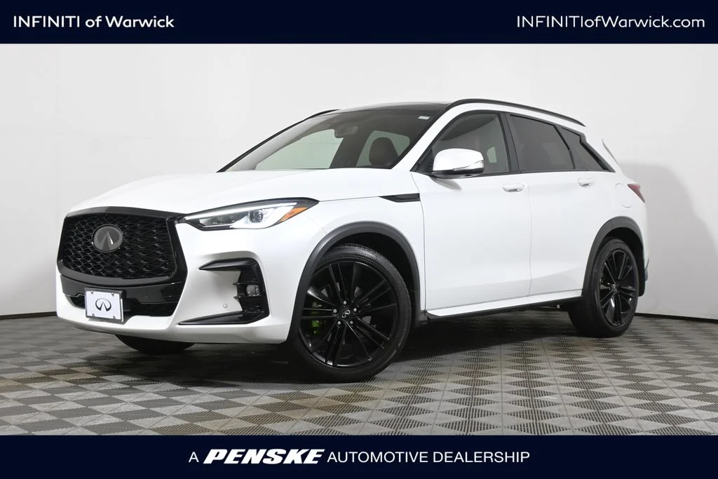 Certified Used 2023 White INFINITI SPORT image 1
