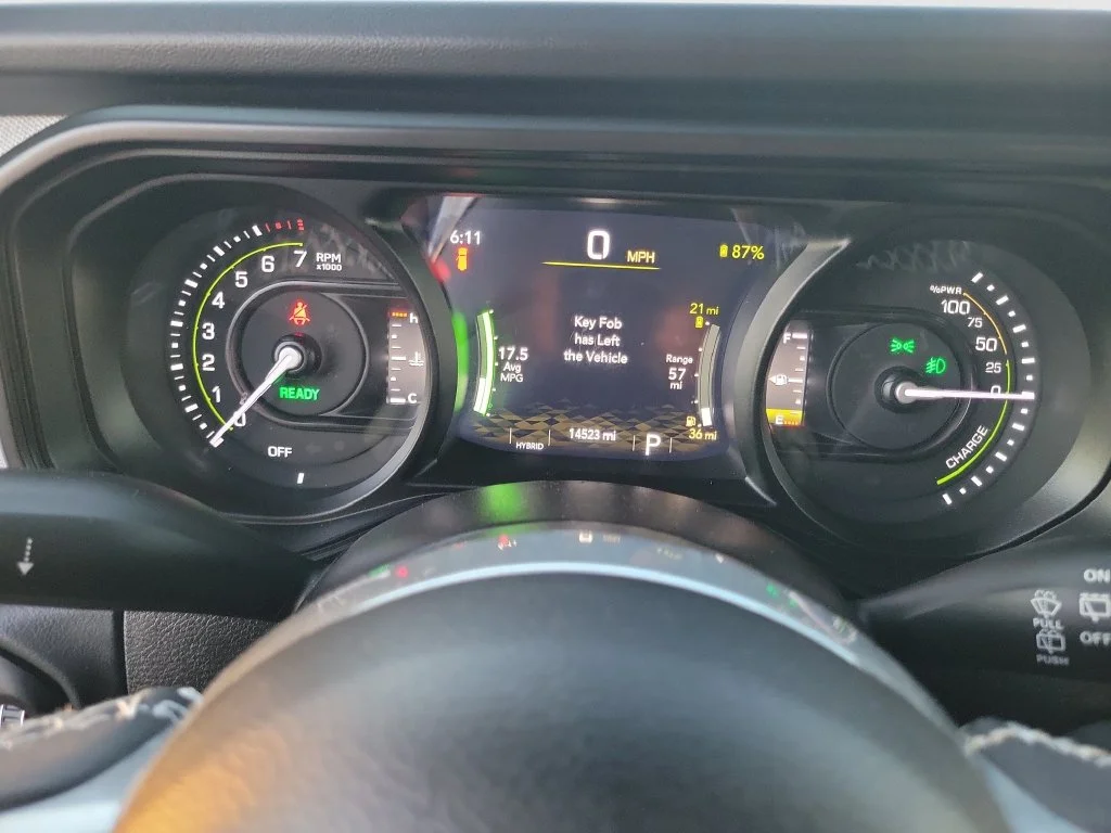 Certified Used 2025 Gray Jeep Sahara 4xe image 24