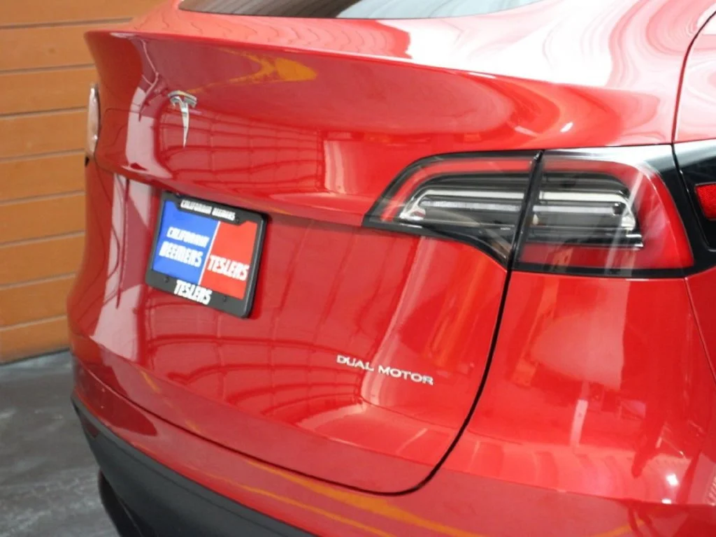 Used 2023 Red Multi-Coat Tesla Long Range image 3