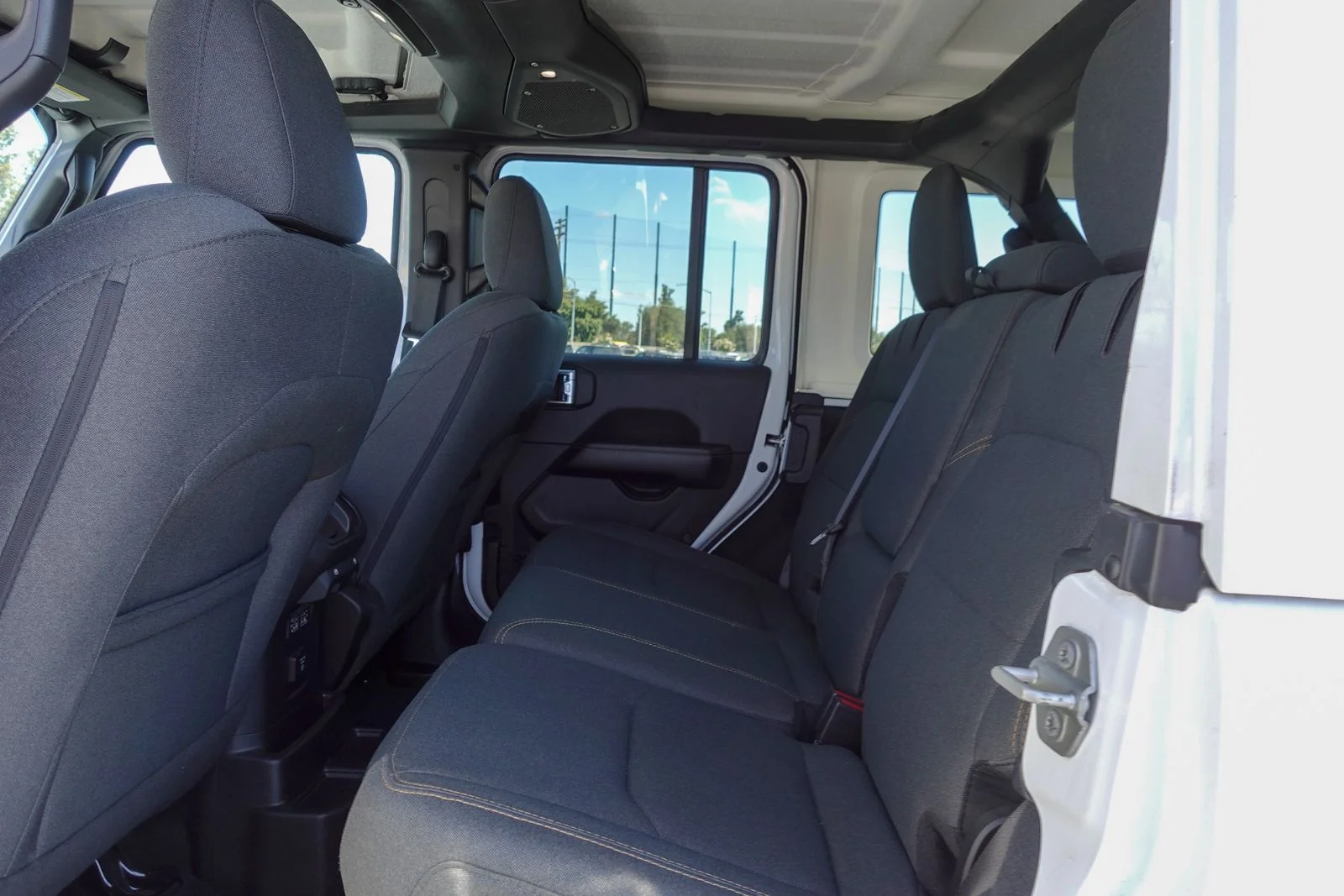 Used 2024 Bright White Clearcoat Jeep Sahara 4xe image 12