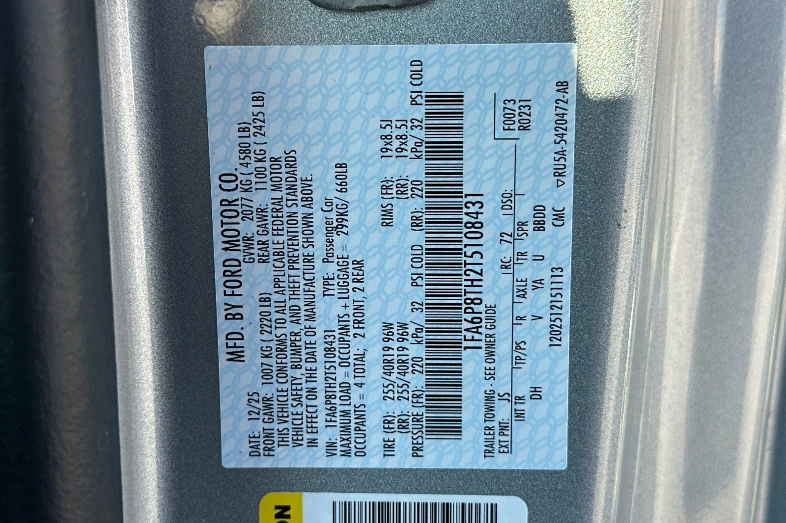 New 2026 Iconic Silver Metallic Ford EcoBoost® Fastback image 30