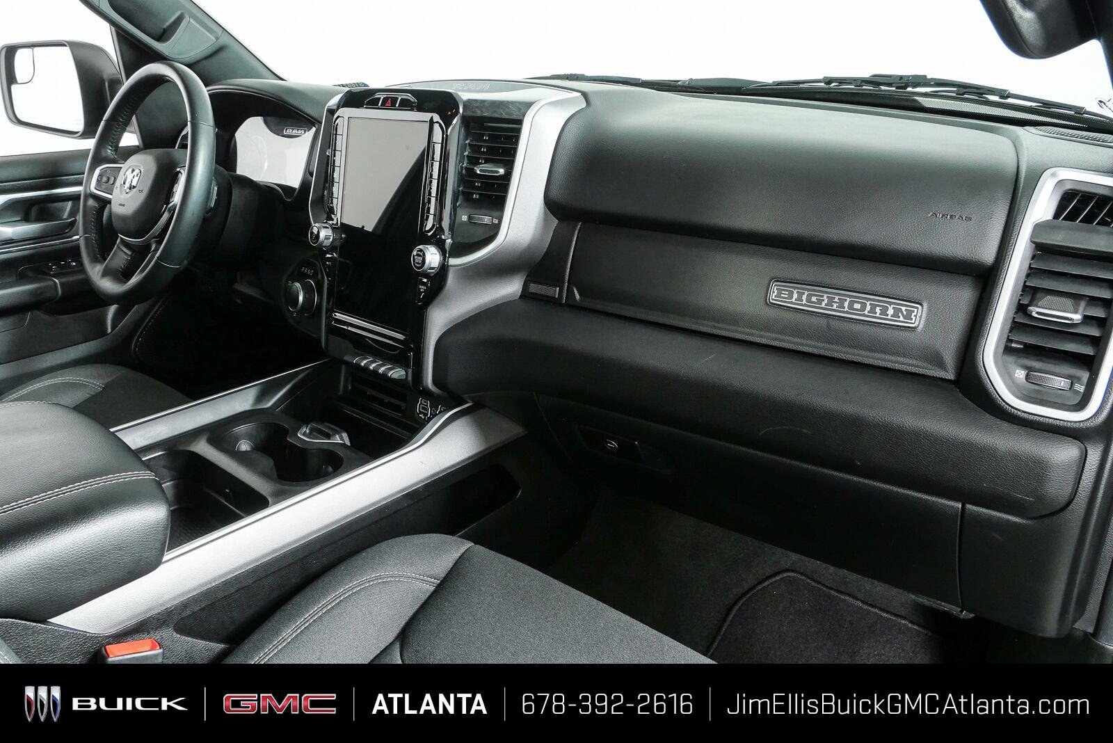 Used 2023 Granite Crystal Metallic Clearcoat Ram Big Horn image 23