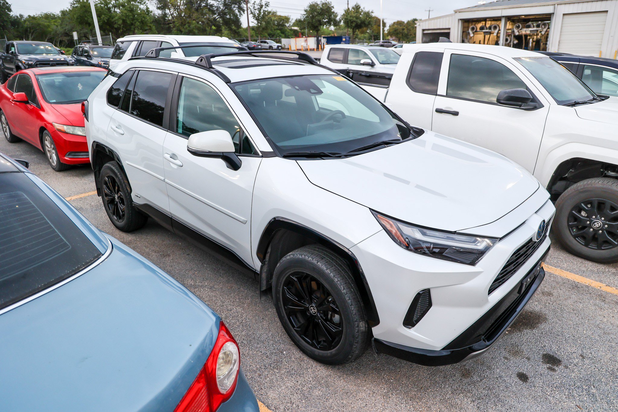 Used 2024 WIND CHILL PEARL Toyota Hybrid SE image 6