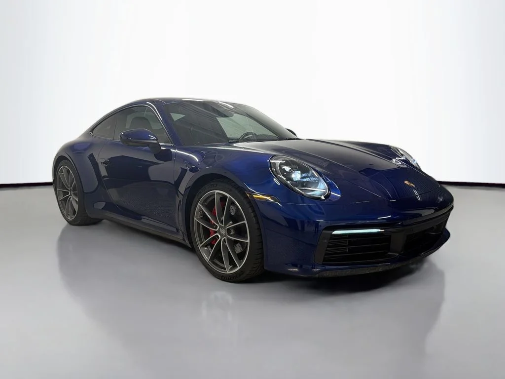 Used 2024 Blue Porsche Carrera image 7