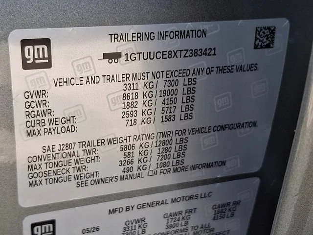 New 2026 Sterling Metallic GMC Elevation image 21
