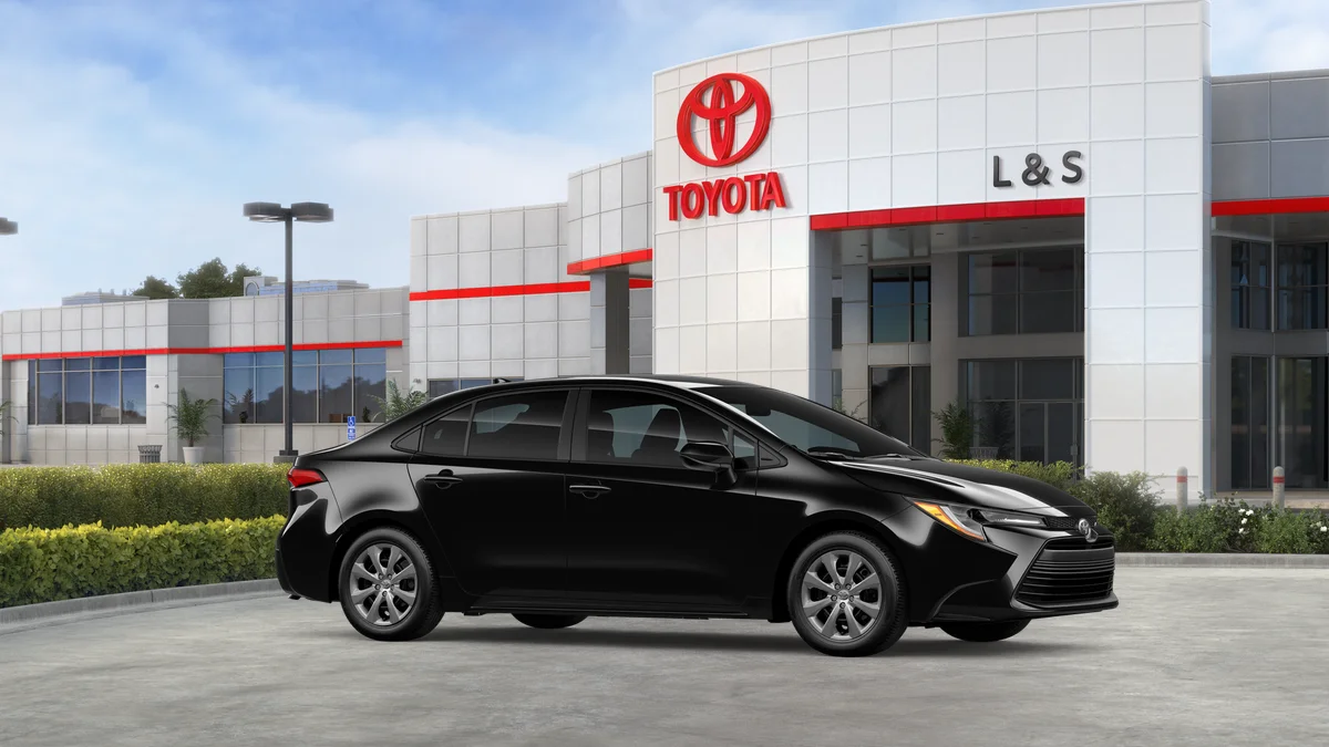 New 2026 Midnight Black Metallic Toyota LE image 14