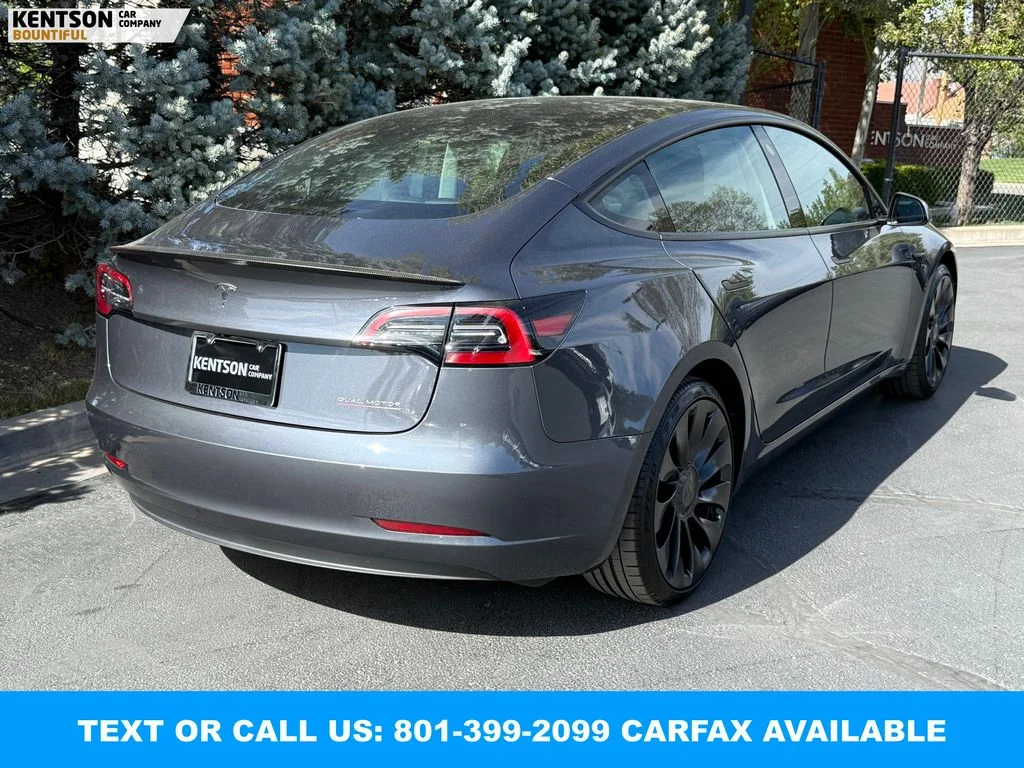 Used 2023 Gray Tesla Performance image 8