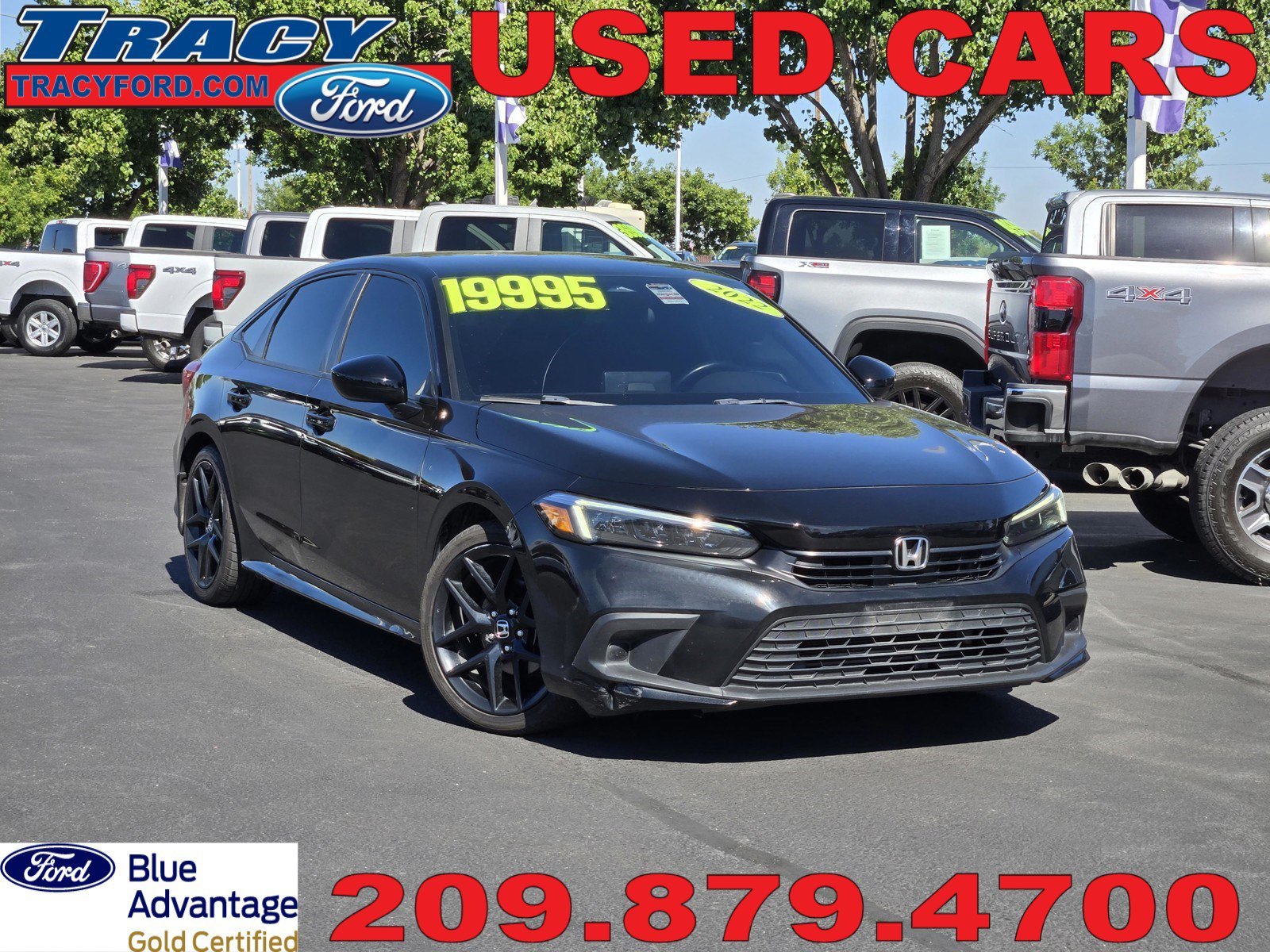 Certified Used 2022 Black Honda Sport image 1