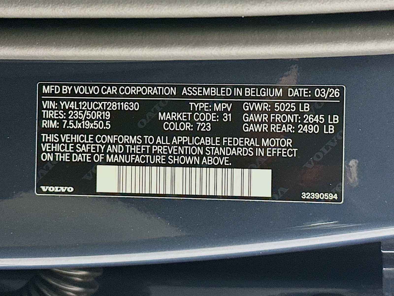 New 2026 Denim Blue Volvo Plus image 30