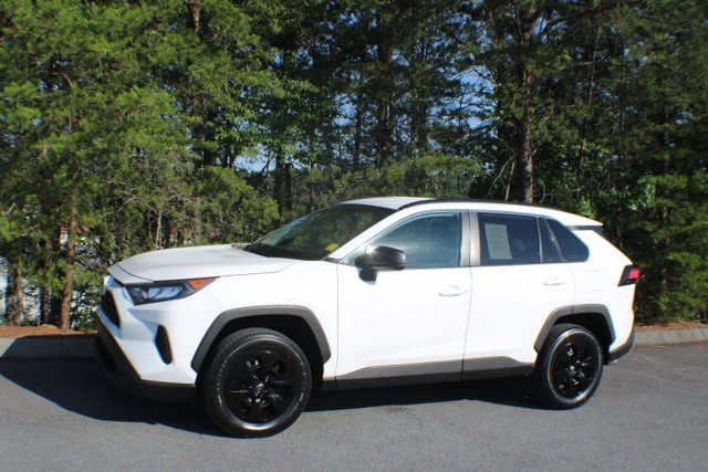 Used 2021 Super White Toyota LE image 4