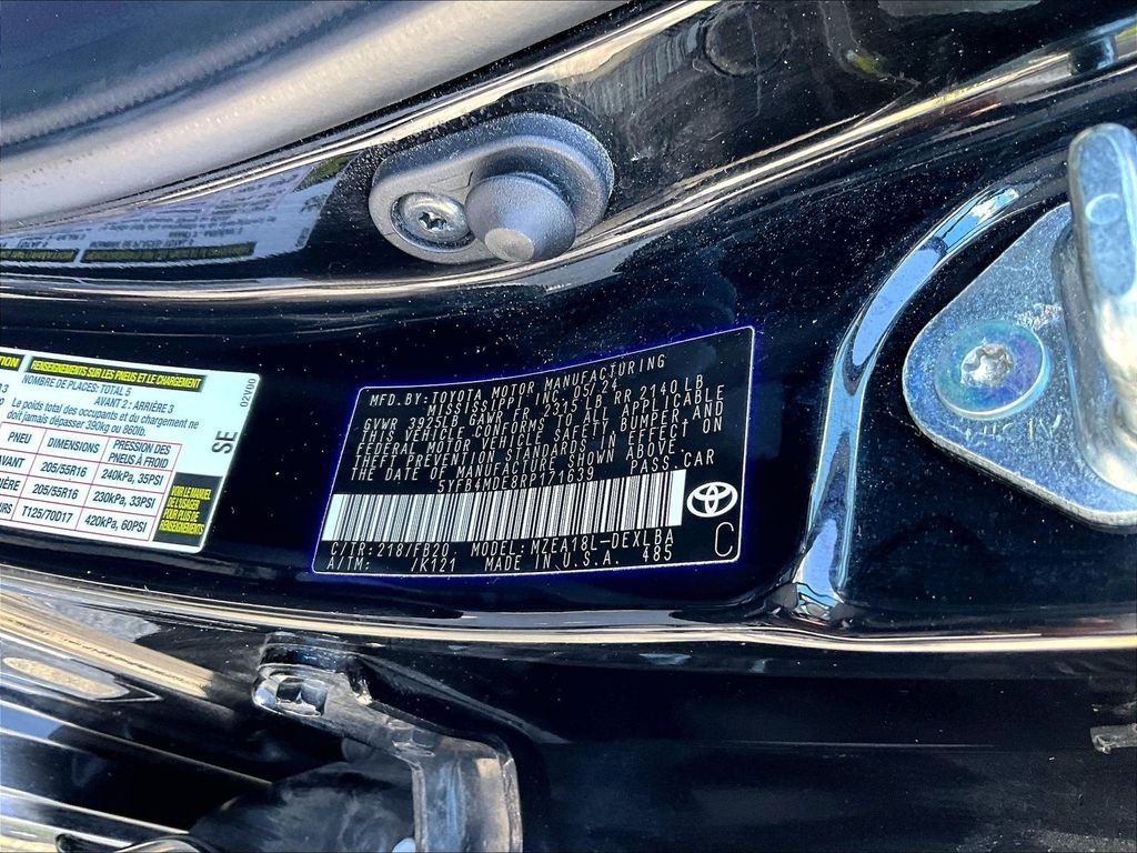 Used 2024 Black Toyota LE image 35
