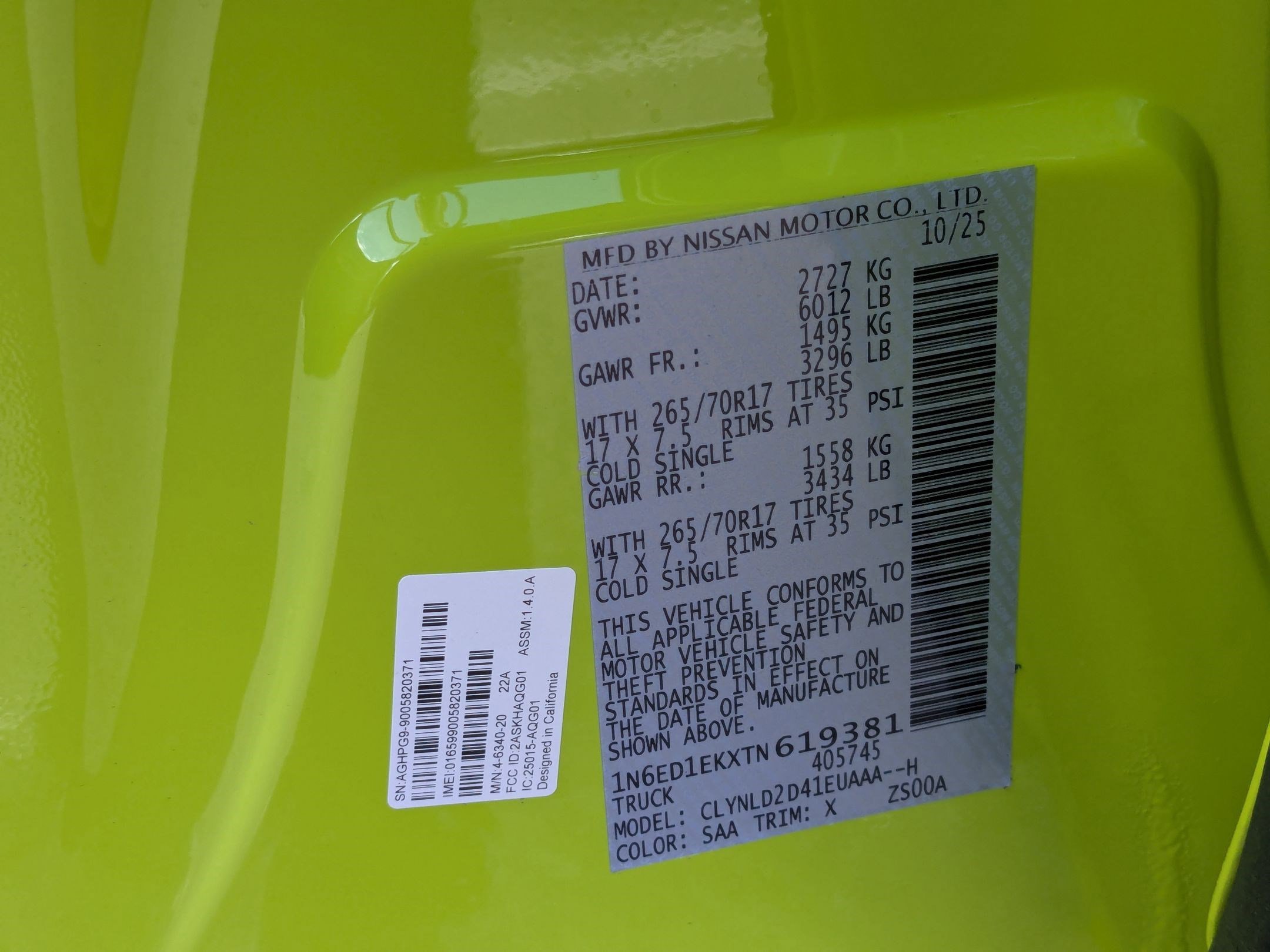 New 2026 Citrus Strike Nissan PRO-4X image 18