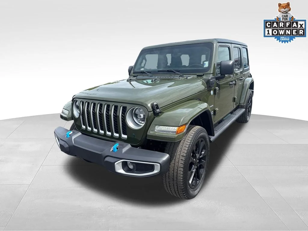 Used 2023 Green Jeep Sahara 4xe image 8