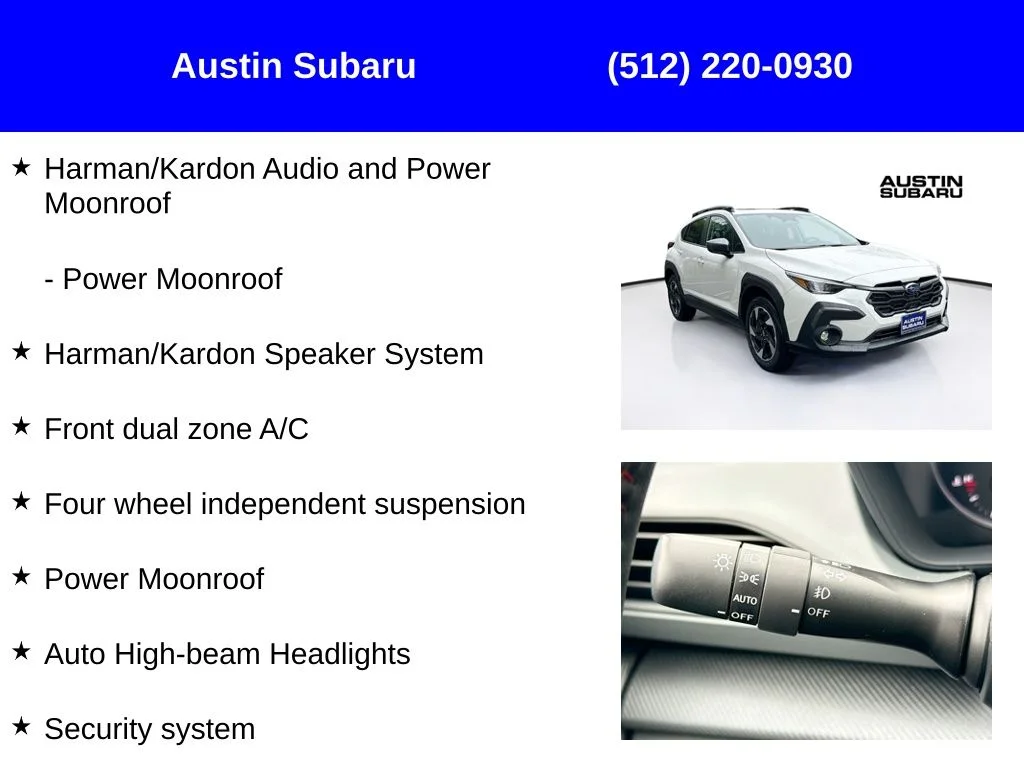 New 2026 White Subaru Limited image 17