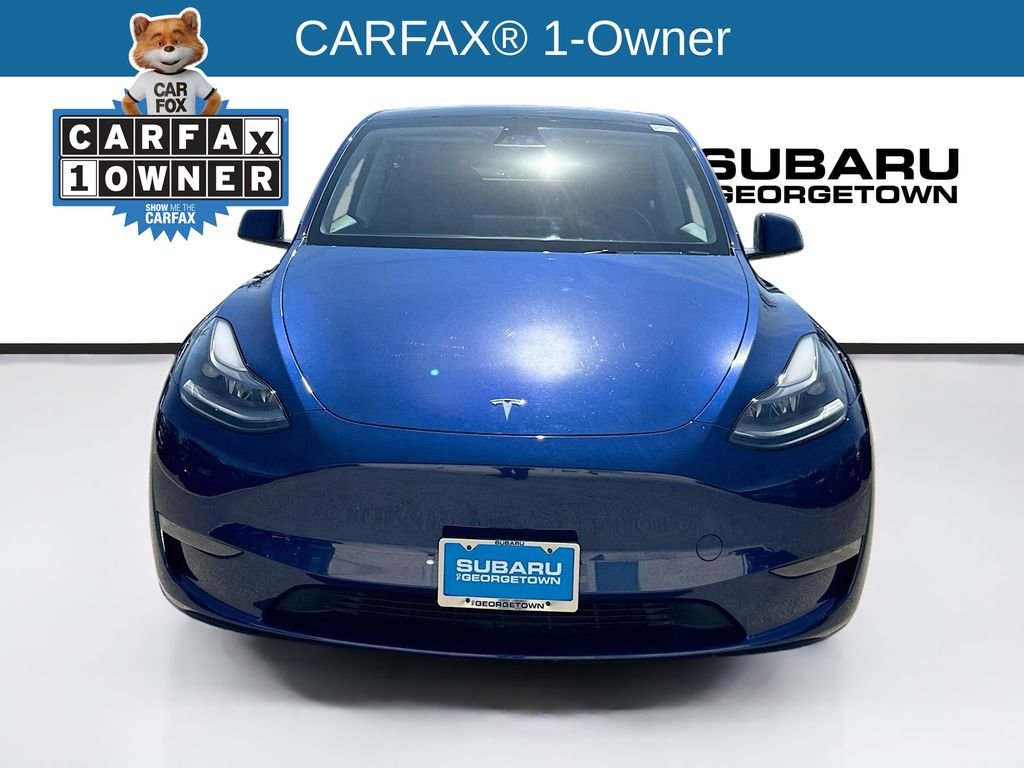 Used 2024 Tesla Model Y Long Range with VIN 7SAYGDEE6RA280631 for sale in Georgetown, TX