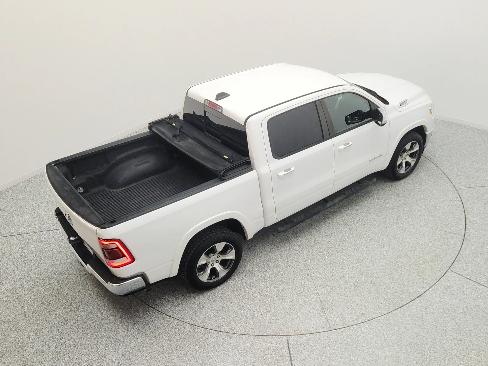 Used 2019 Ivory White Tri-Coat Pearlcoat Ram Laramie 4x2 Crew Cab 5