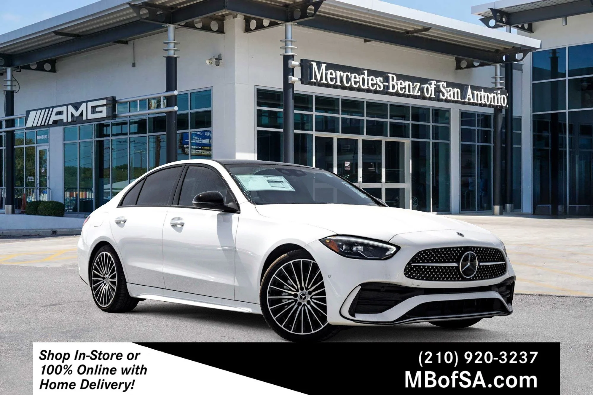 New 2025 Mercedes-Benz C-Class C 300 4dr Car in San Antonio