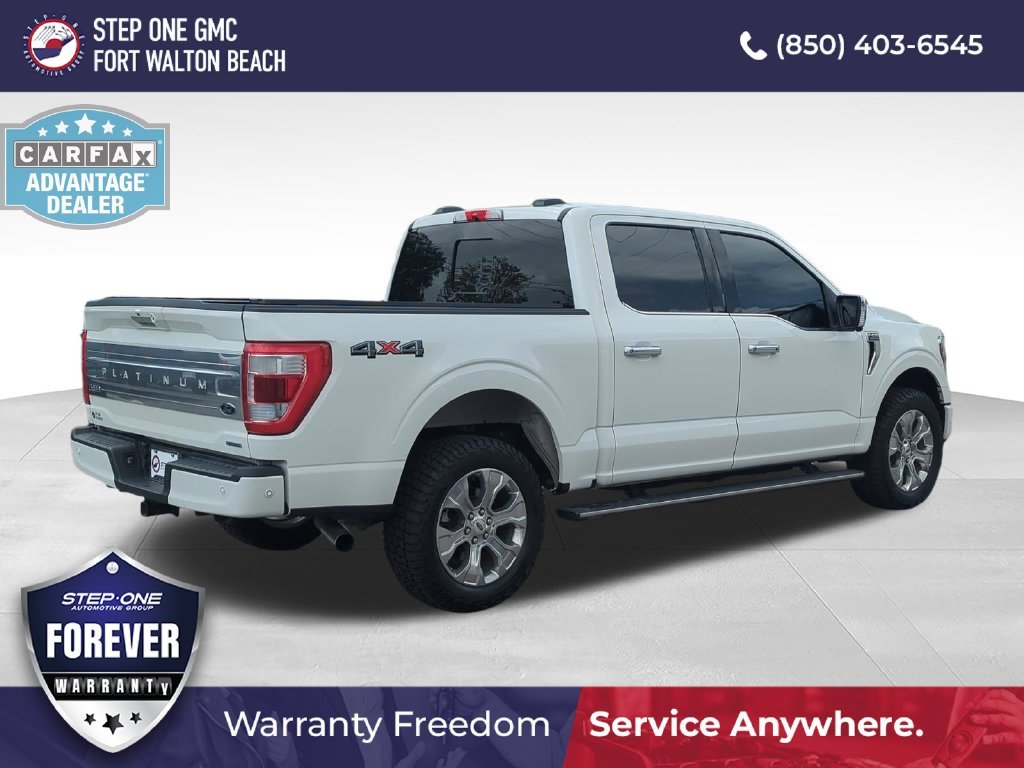 Used 2021 White Ford Platinum image 6