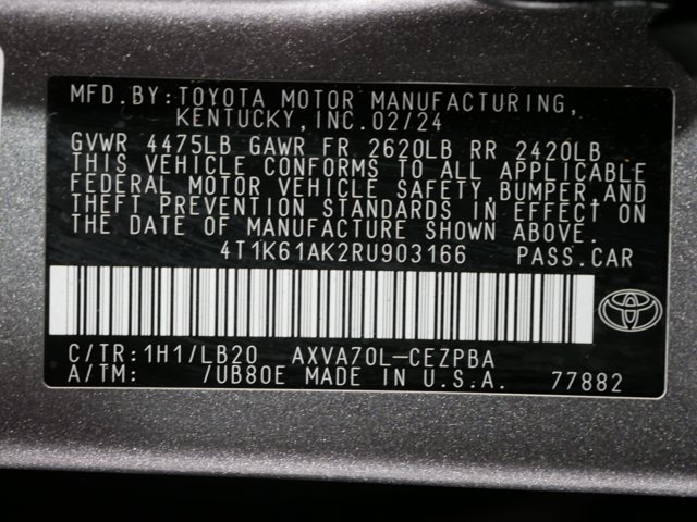 Certified Used 2024 Predawn Gray Mica Toyota XSE w/ Cold Weather Pkg image 33
