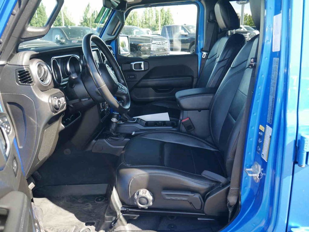 Used 2022 Blue Jeep Unlimited Sahara Altitude image 37