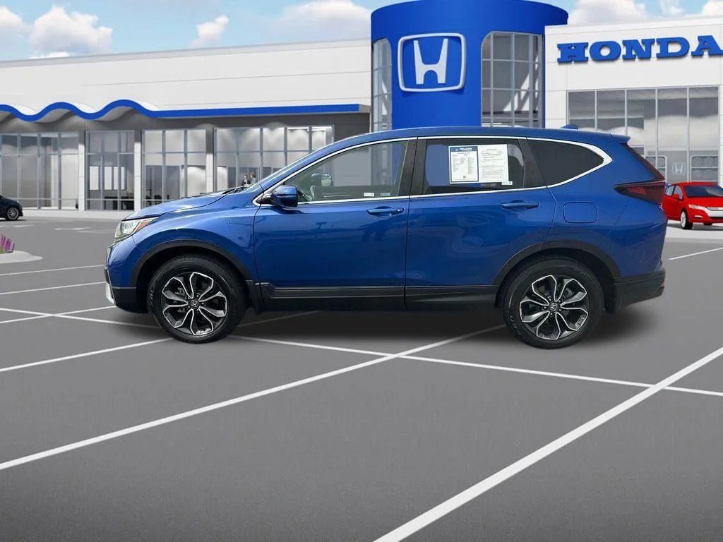 Certified Used 2021 Aegean Blue Metallic Honda EX-L image 9