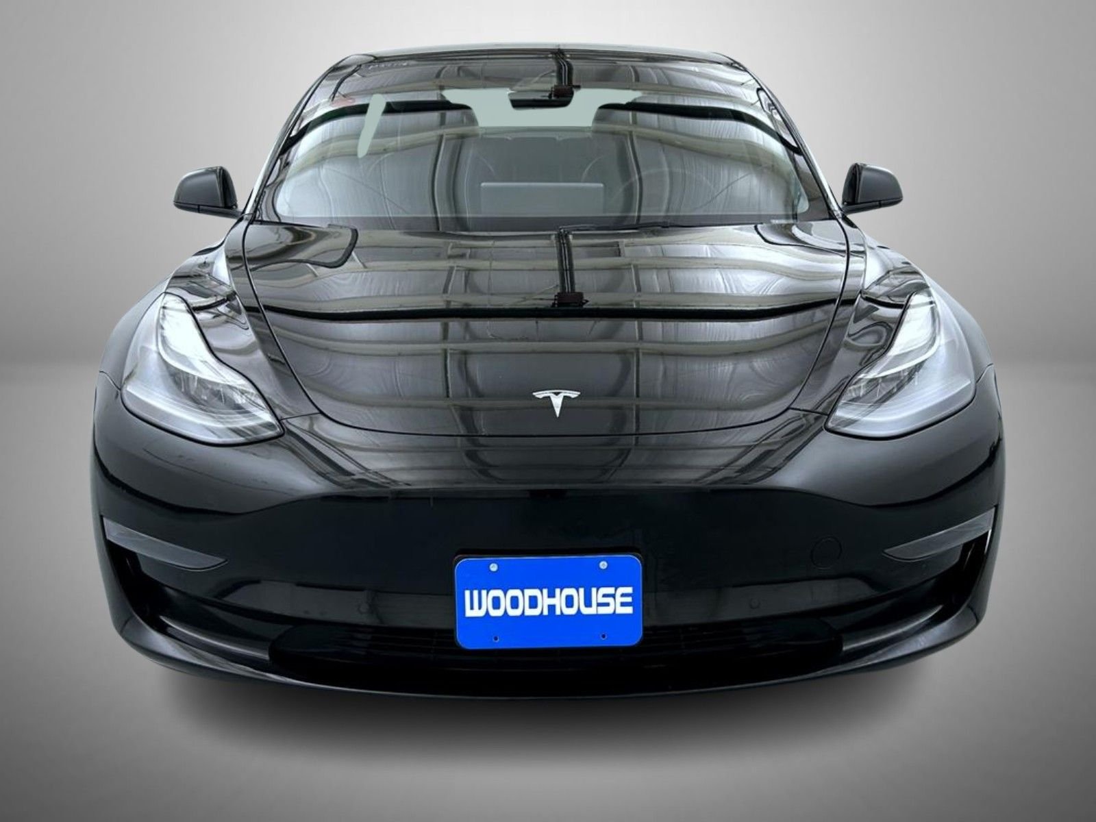 Used 2021 Black Tesla Standard Range Plus image 2