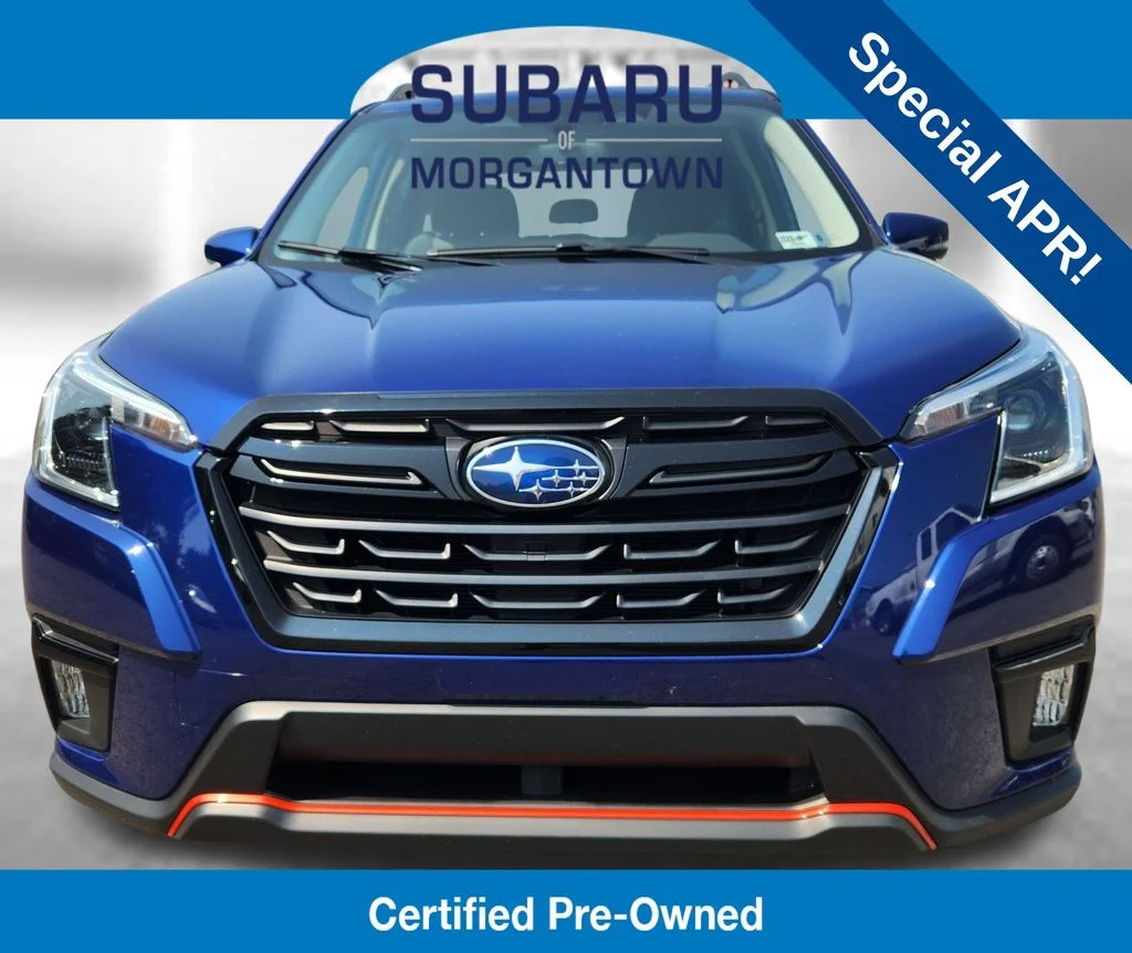 Certified Used 2023 Blue Subaru Sport image 1