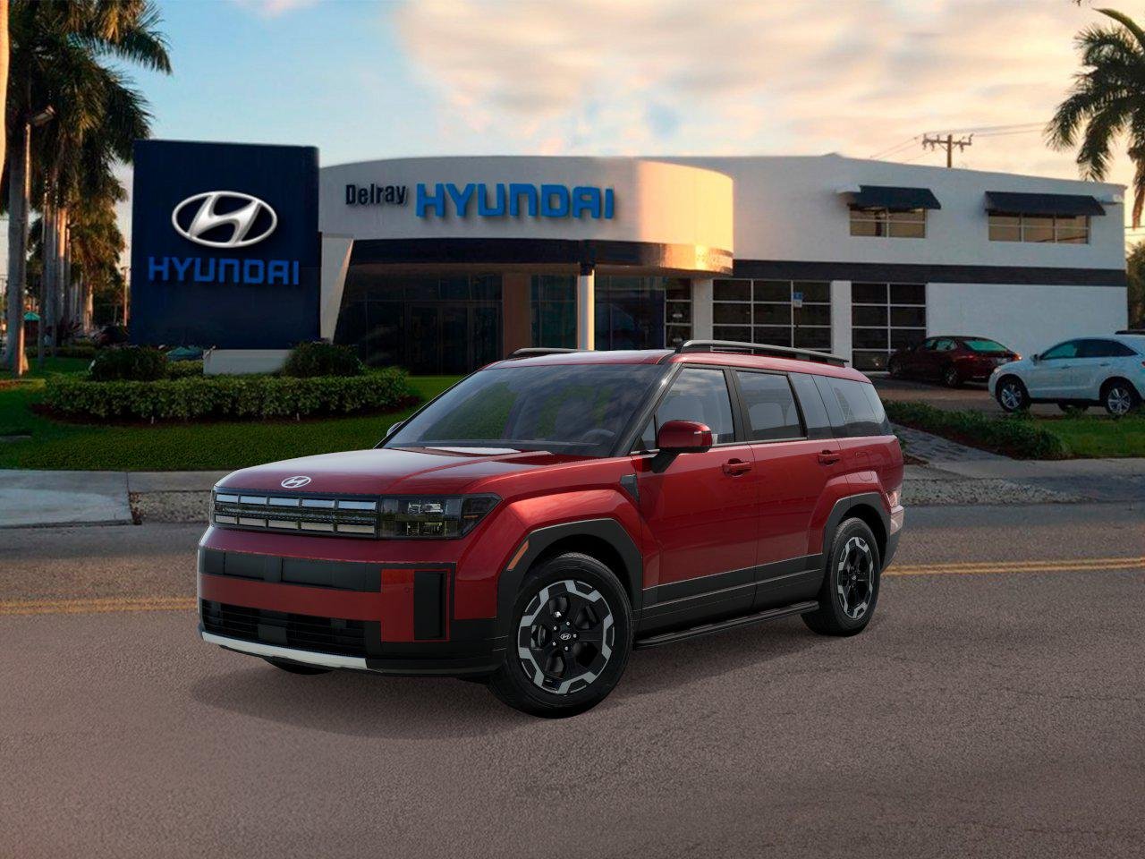New 2026 Red Hyundai SEL image 1