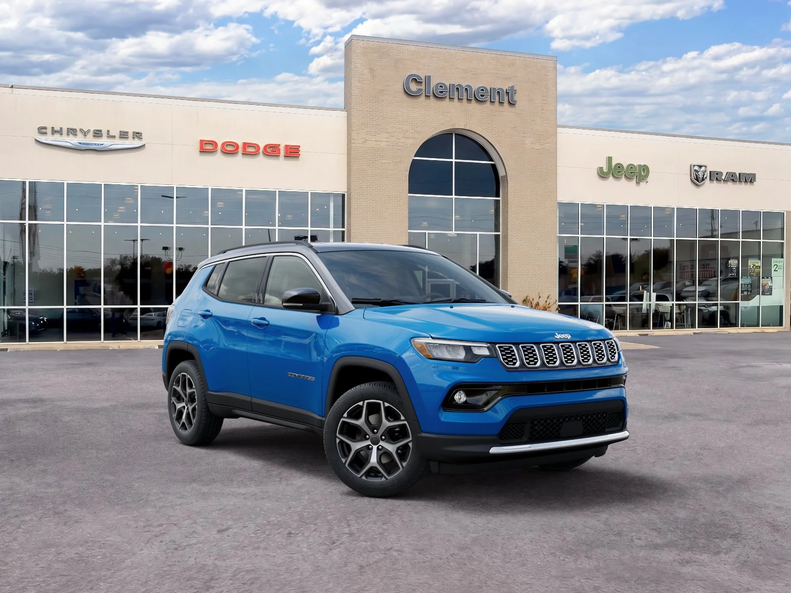 New 2026 Hydro Blue Pearl-Coat Exterior Paint Jeep Limited image 34