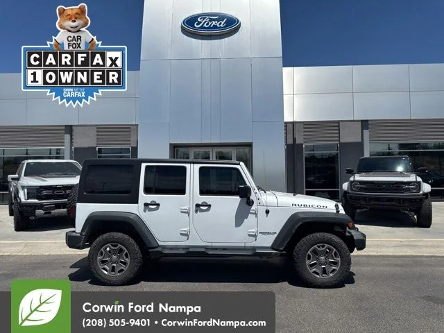 Used 2015 White Jeep Unlimited Rubicon image 5