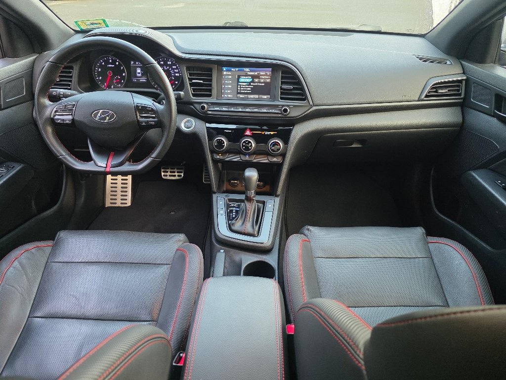 Used 2019 Hyundai Elantra Sport with VIN KMHD04LB1KU886939 for sale in Lakewood, NJ