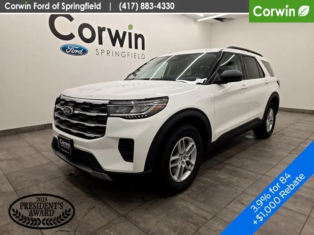 New 2026 Star White Metallic Tri-Coat Ford Active image 1