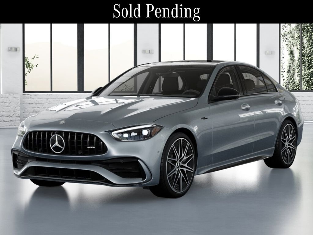 New 2026 Cirrus Silver Metallic Mercedes-Benz AMG® C 43 4MATIC® Sedan image 1