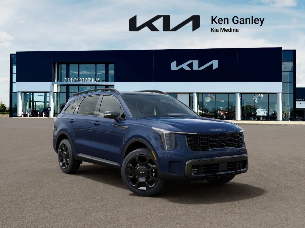 New 2026 Midnight Lake Blue Kia X-Line EX AWD image 8