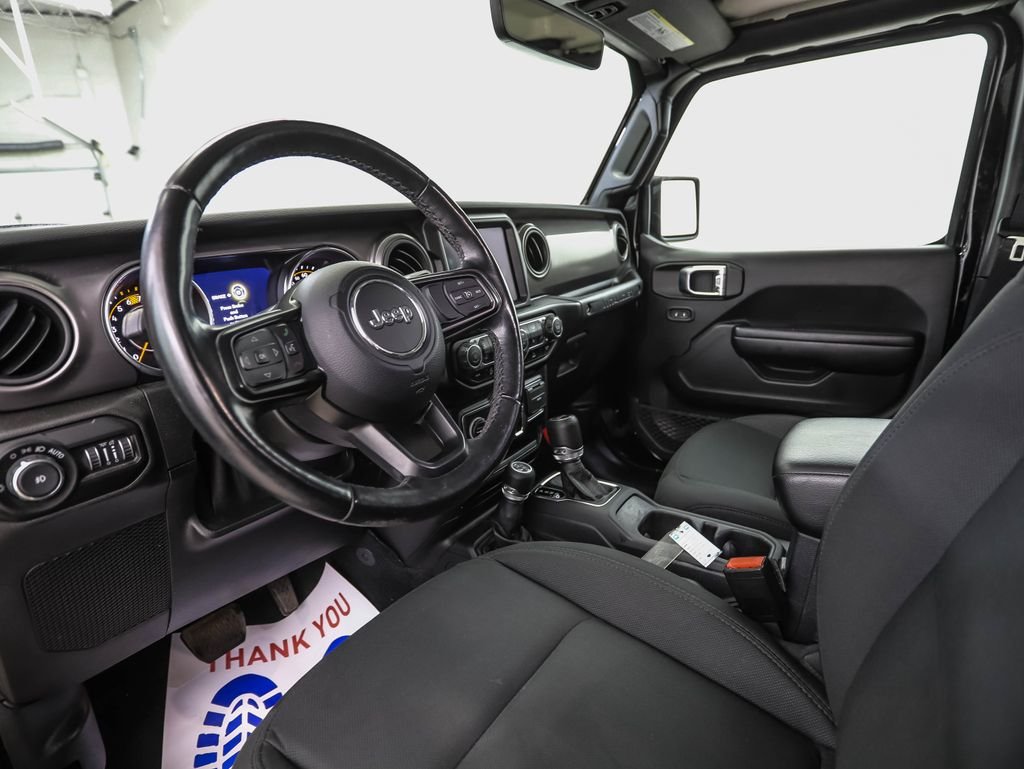Used 2021 Black Clearcoat Jeep Unlimited Willys image 10