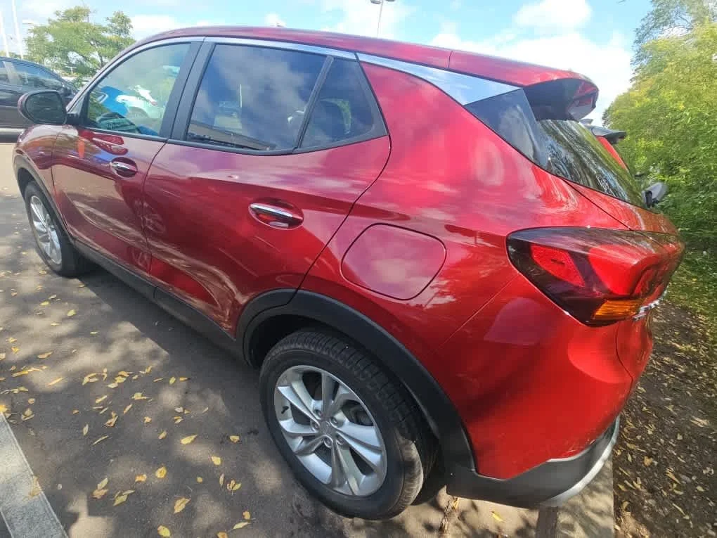 Used 2021 Chili Red Metallic Buick Preferred image 7