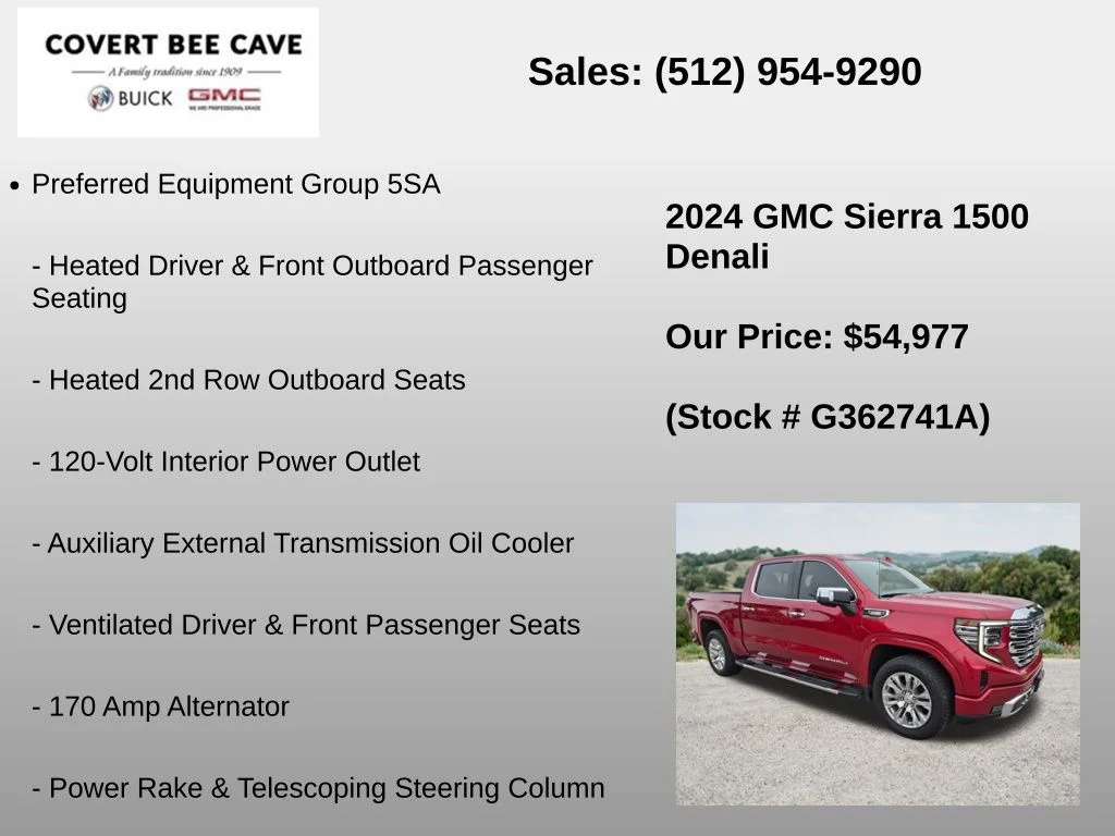 Used 2024 Red GMC Denali image 24