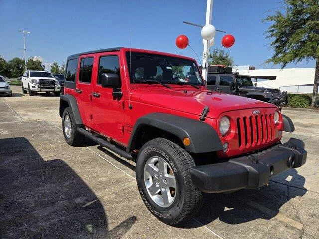 Used 2014 Firecracker Red Clear Coat Jeep Sport image 3