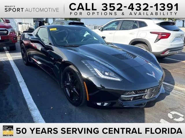 Used 2017 Black Chevrolet Stingray image 1