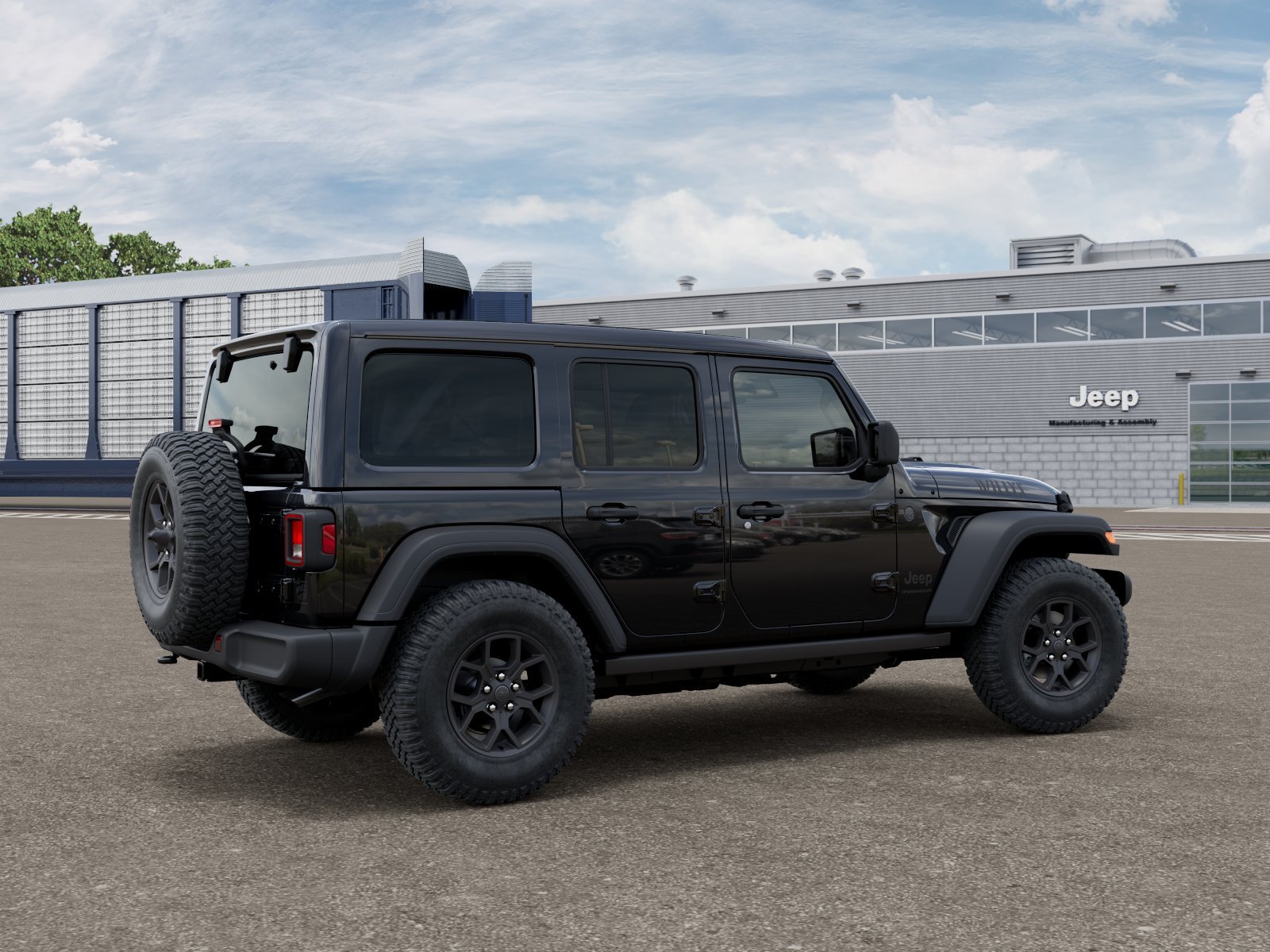 New 2026 Black Clear-Coat Exterior Paint Jeep Willys image 5