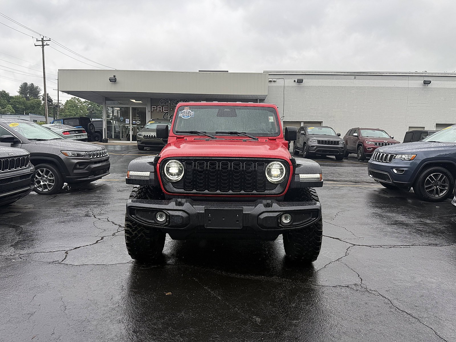 Certified Used 2025 Firecracker Red Clearcoat Jeep Willys image 2