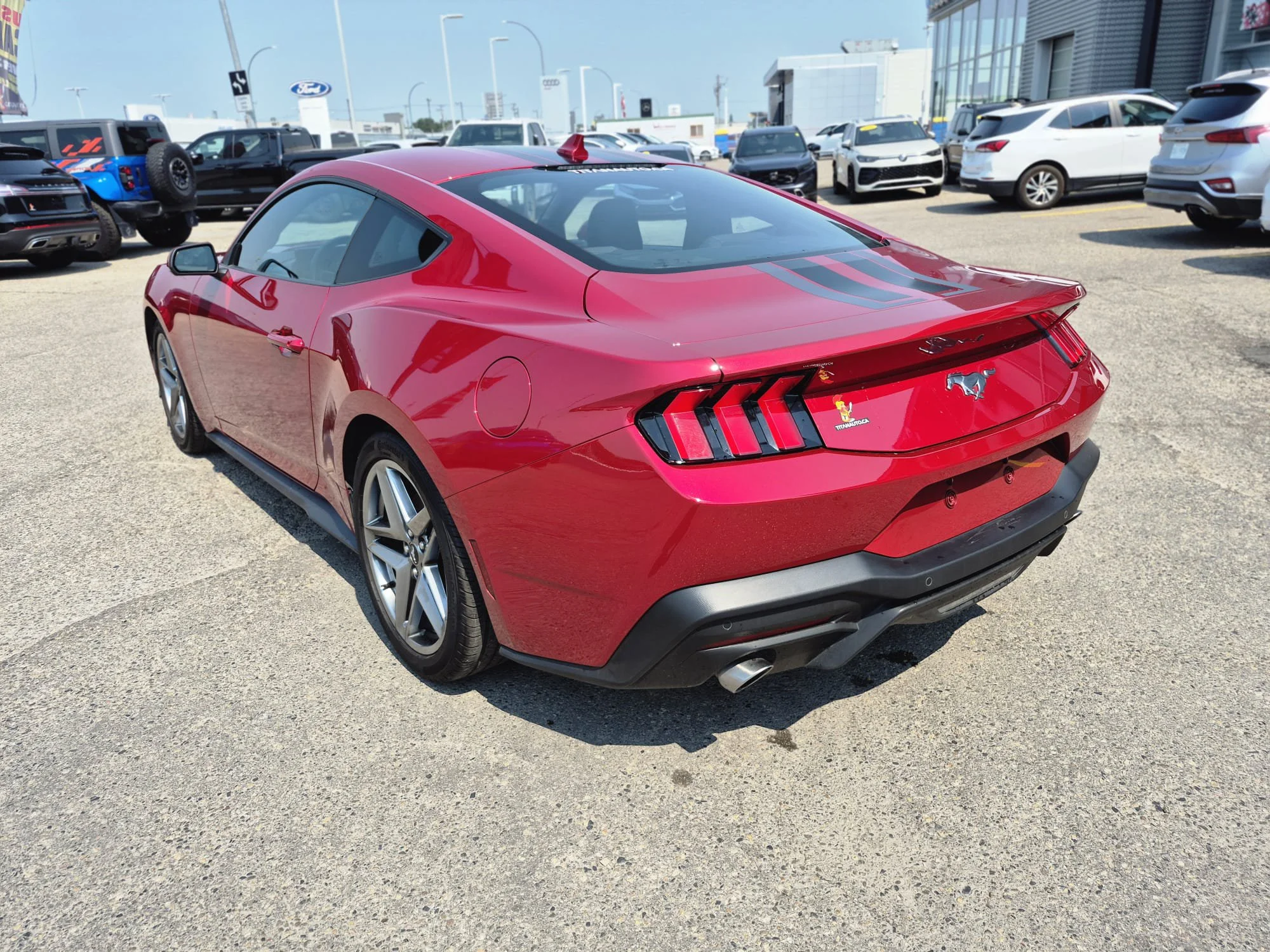 Certified Used 2024 Rapid Red Metallic Tinted Clearcoat Ford EcoBoost Fastback*315HP!! | Rapid Red Metallic | Htd Seats | Lane Keep Assist | Blind Spot Detection image 11