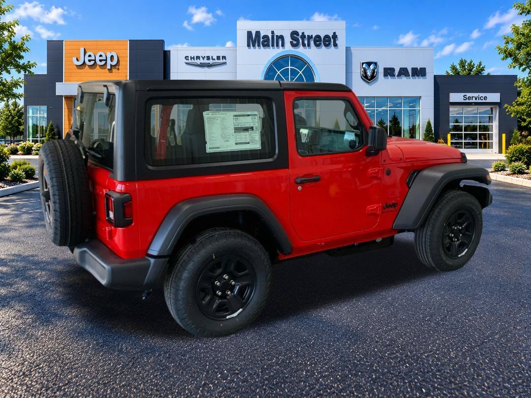 New 2026 Firecracker Red Clear-Coat Exterior Paint Jeep Sport image 5