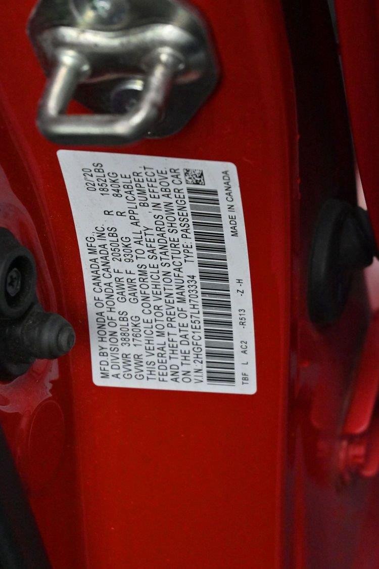 Used 2020 Rallye Red Honda SI image 35