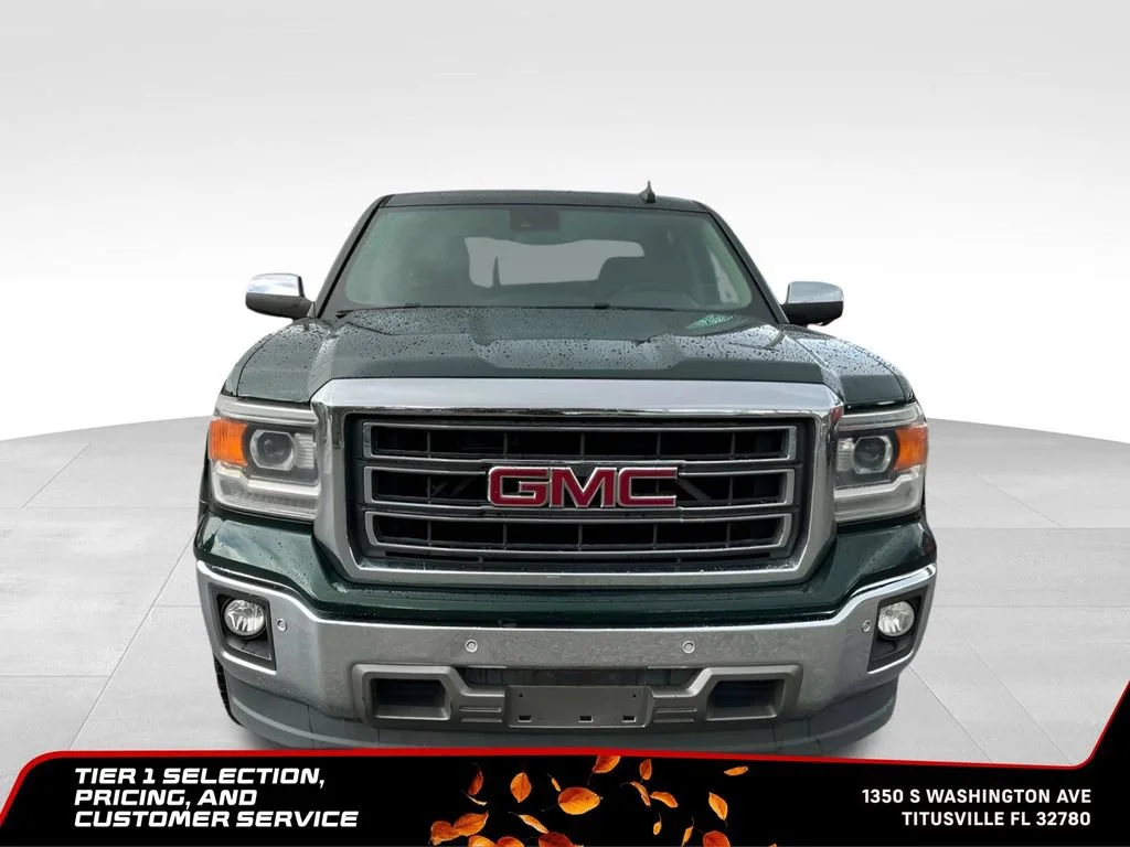 Used 2015 EMERALD GREEN METALLIC GMC SLT image 12