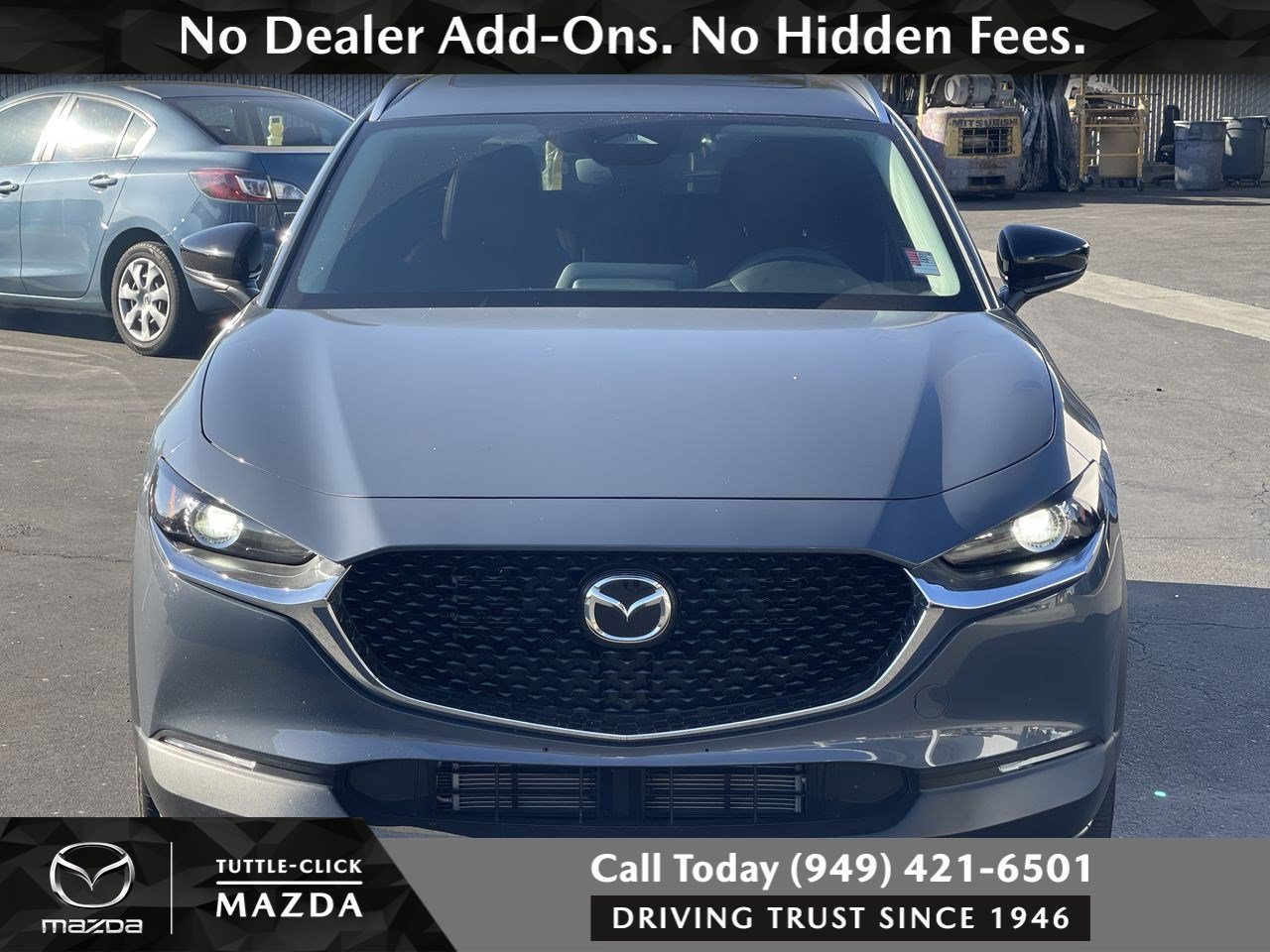 Used 2024 Polymetal Gray Metallic Mazda 2.5 S Carbon Edition image 1