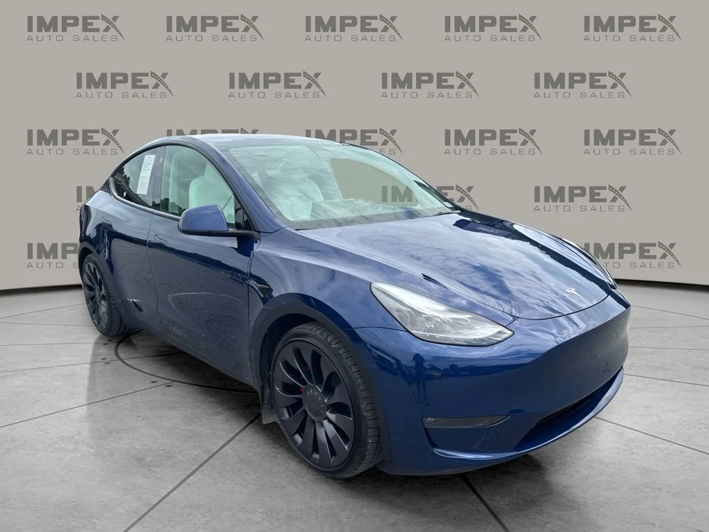 Used 2023 Blue Tesla Performance image 4