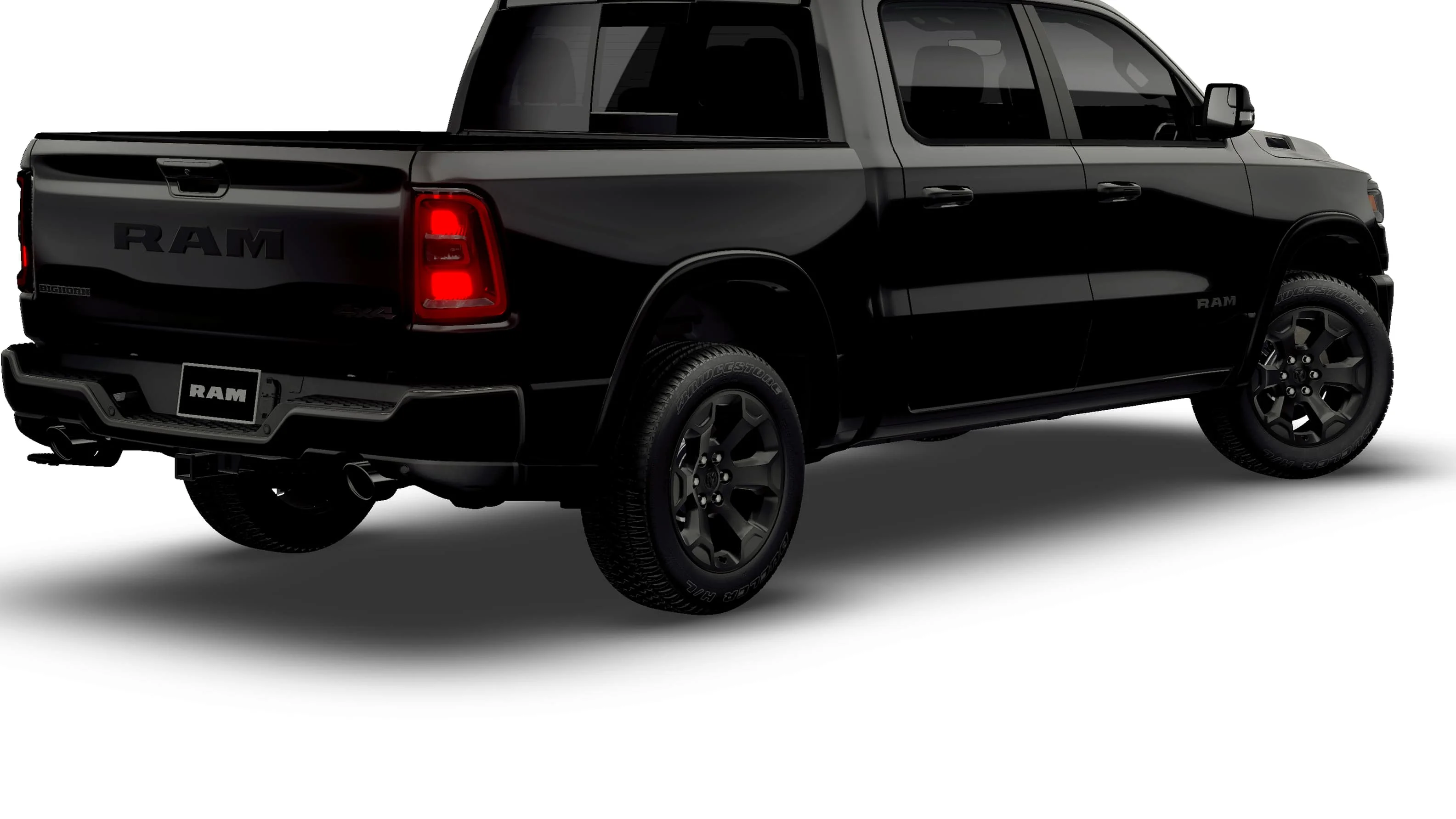 New 2026 Diamond Black Crystal Pearlcoat RAM BIG HORN image 14